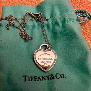 Tiffany and Co Heart Necklace
